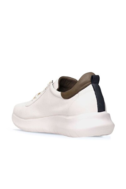 BUENO Shoes Gray Leather Men's Sports Shoes 01Mq10200