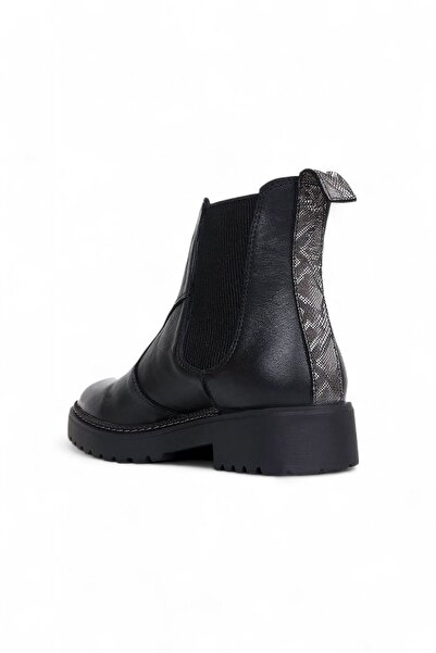 BUENO Shoes Siyah B75c01 Kadın Düz Bot 01wr4204