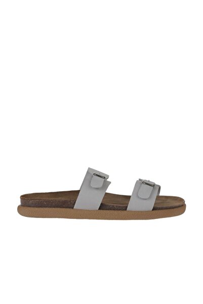 Bueno Shoes Gray Nubuck Men's Flat Slippers 01Mu4725