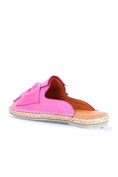Bueno Shoes Fuchsia Women's Espadrille Leather Slippers - 01wn1632
