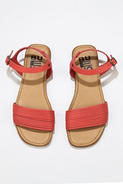 Bueno Shoes صندل نسائي من الجلد المرجاني 01wu3420