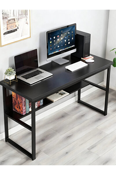 Enjoylifeme Study desk with storage space, suitable for home office & worksta...