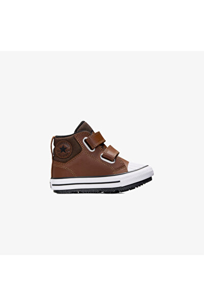 Converse Chuck Taylor All Star Berkshire Bebek Kahverengi Deri Bot