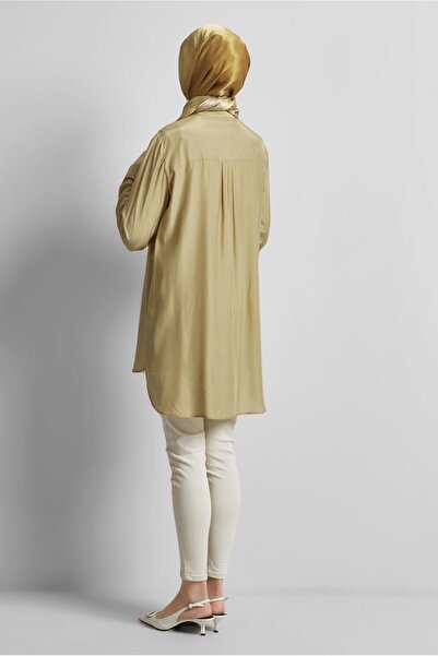 Alvina Shirt Collar Tunic Tunic 45486