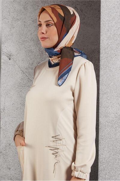 Alvina ألفينا وشاح منقوش 8506