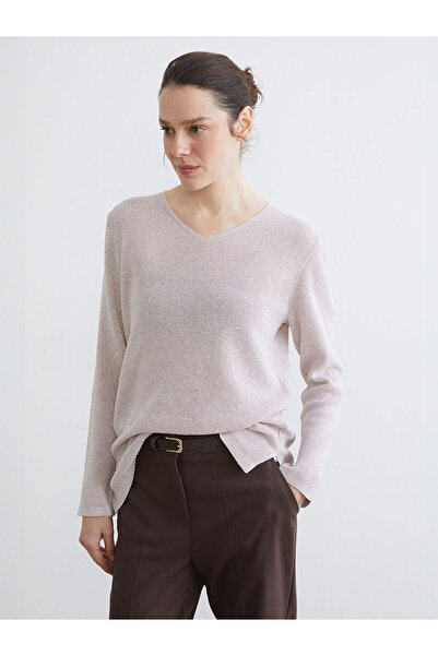 LC Waikiki سترة تريكو نسائية بياقة على شكل حرف V