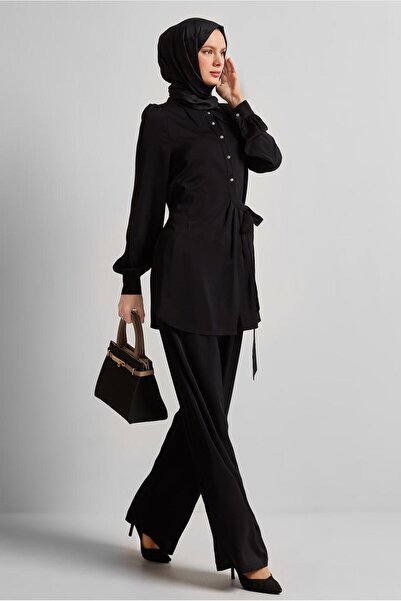 Alvina Tie-Up Detail Pants Suit 45370