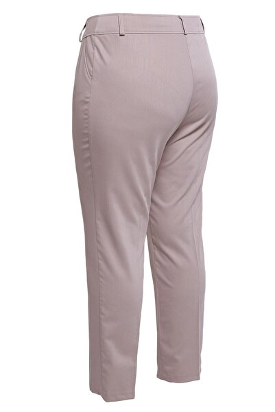 Alvina Plus Size Pipe Leg Trousers - 70723