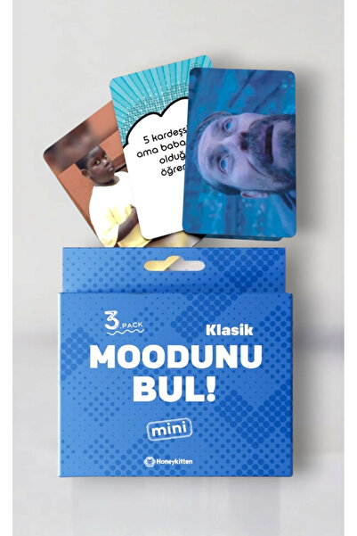 fırsatlar diyarı Find the Mode Classic Mini 3Rd Pack Playing Cards