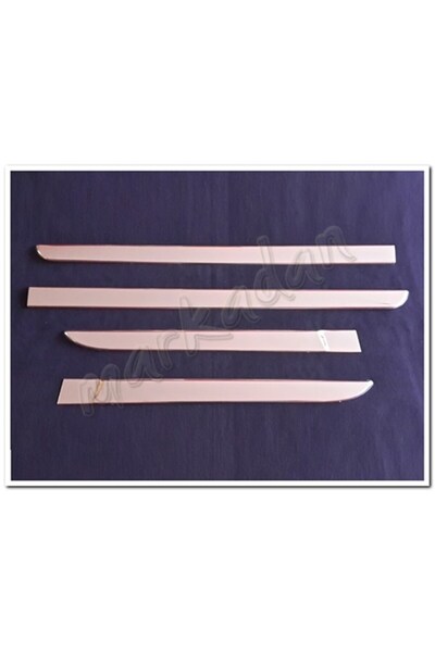 Markadan Renault Megane 2 HB Krom Yan Kapı Çıtası 2004-2010 4 Parça Paslanmaz...