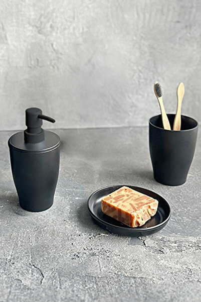 Prima Nova Pure 3-Piece Bathroom Set-Black