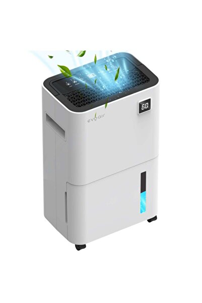 EvoAir Dezumidificator Evoair, OptiDry 20, 20l/24h, Senzor de Umiditate, Uscare Rufe, Rezervor 2l, Alb