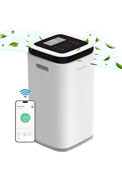 EvoAir Αφυγραντήρας Evoair, FlexyDry 12 Smart, 12 l/24h, Ιονισμός, Στέγνωμα ρ...