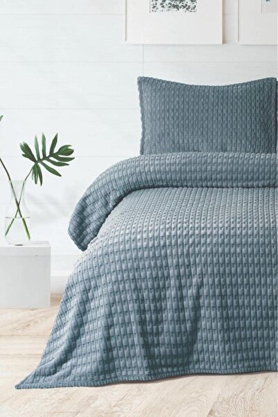 Merinos Modern Twist 2-компонентний комплект двоспальних ковдр у коробці 160x220 Ocean