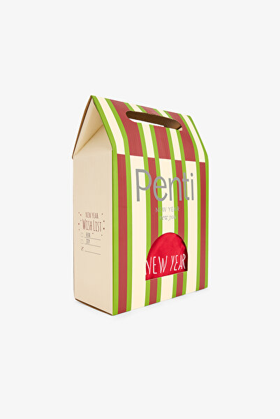 Penti Red Boy's Wishlist Printed Long Sleeve Cotton Pajamas Set