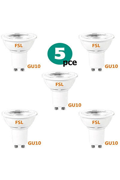 FSL لمبة إضاءة نوع LED من بقوة 6 واط،عدد 5 حبات وهي مصممة لإعطاء إضاءة بيضاء ...