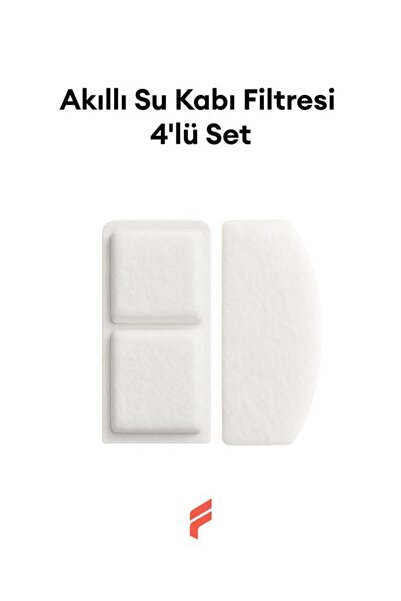 Fonri Evcil Hayvan Akıllı Su Kabı Filtresi 4'lü Set