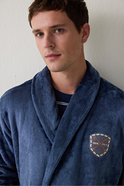 Penti Indigo Men's Robe