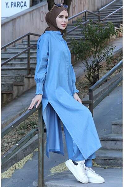 sefamerve Διπλό Σετ 260625-02 Μπλε