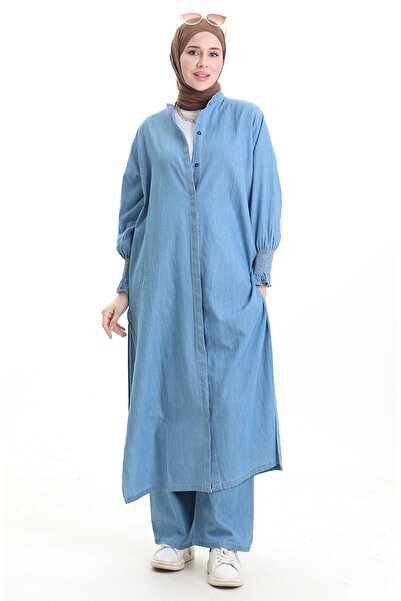 sefamerve Διπλό Σετ 260625-02 Μπλε