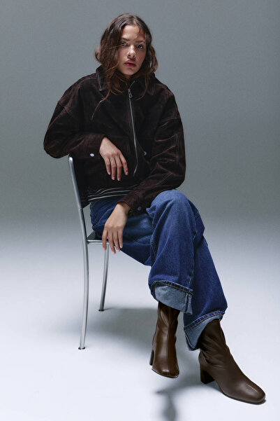 Pull & Bear Streç topuklu bot