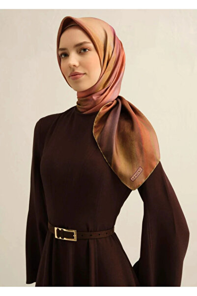 Armine Sura Ipek Шарф 9308-07 Помаранчевий Змішаний Візерунок