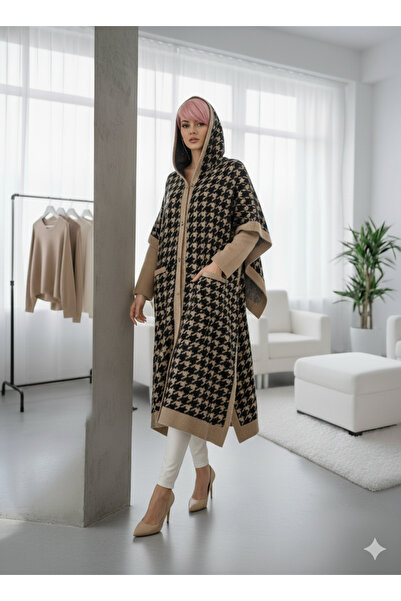 Clarity Plus Size Poncho Cashmere Cardigan