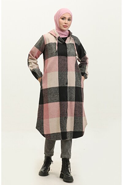 sefamerve Καπάκι με κουκούλα σε μαύρη πούδρα - 0184-05