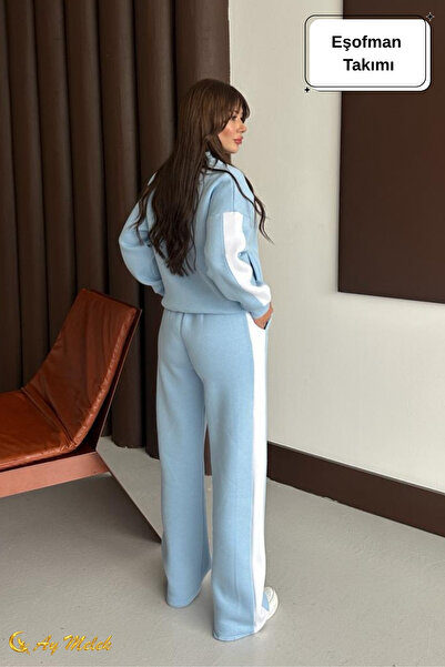 AYMELEK Women's Tracksuit Set Transitional Fleece-Lined Winter Cardigan Top and Bottom Set (with Crop Gift)