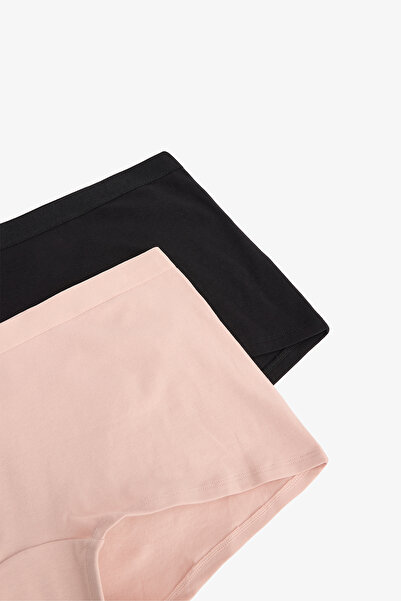 Penti Mixed Color 2-Piece Low Waist Cotton Boxer