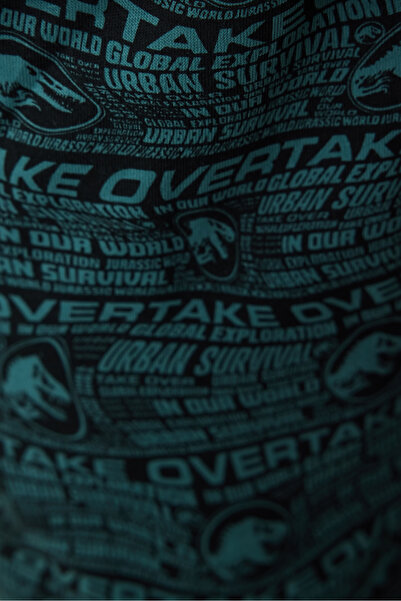 Penti Erkek Jurassic Slogan Baskılı Kısa Kollu Pijama Takımı