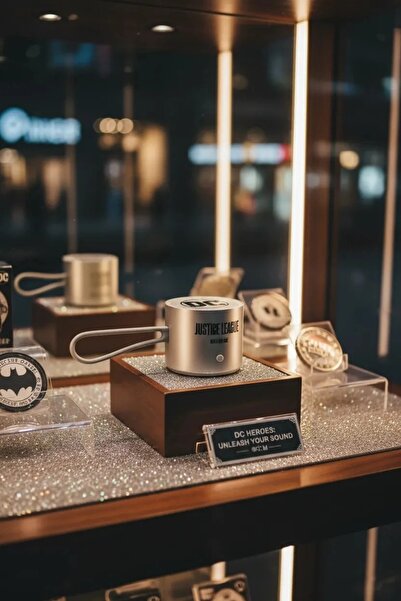 Miniso DC Adalet Birliği Lisanslı Taşınabilir Metal Kablosuz Hoparlör - Justice League