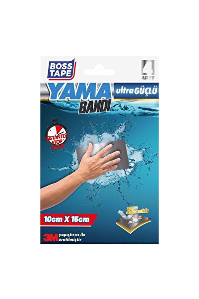 Boss Tape Suya Dayanıklı 4 Adet Yama Onarım Bandı 3M Markalı Yapışkan