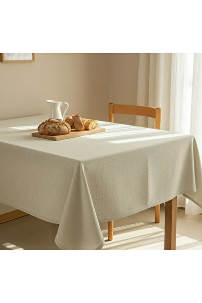 Markaev Natural Textured Cotton Tablecloth Msaort0024