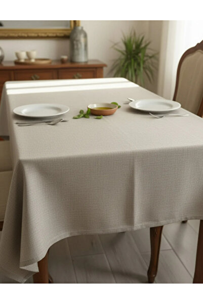 Markaev Natural Textured Cotton Tablecloth Msaort0024