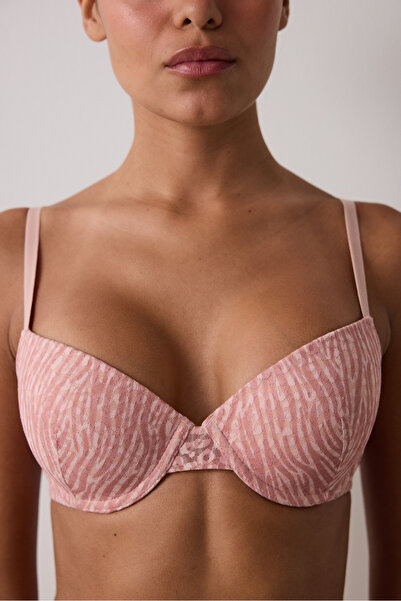 Penti Podprsenka Open Rose Dusty Daylift Lace Shaper s kosticemi