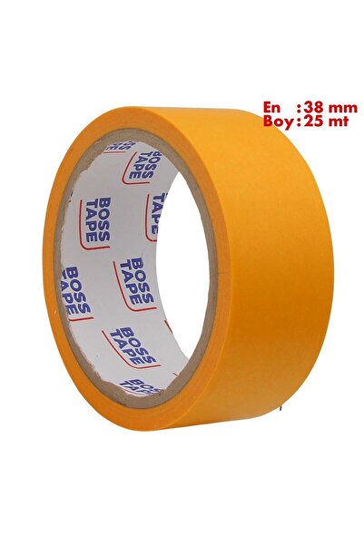 Boss Tape Washi Turuncu Renkli Kağıt Bant En:38mm Boy:25mt