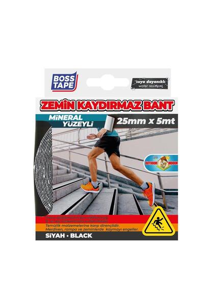 Boss Tape Zemin Merdiven Kaydırmaz Bant 25mmx5mt