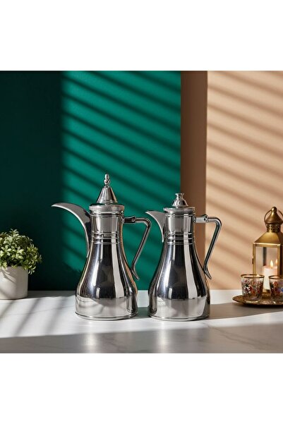 Generic High-quality stainless steel tea and coffee thermos set, new design, 1/1 liter size