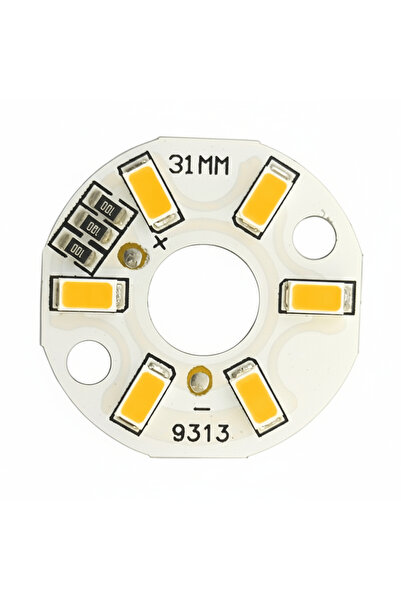 Genel Markalar 5730 5v 3w 31mm Sarı Led Modül Aluminyum Pcb 6 Led Lamba Aydın...