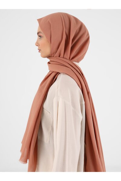 Tuva Şal Organic Shawl - Milky Coffee - Tuva
