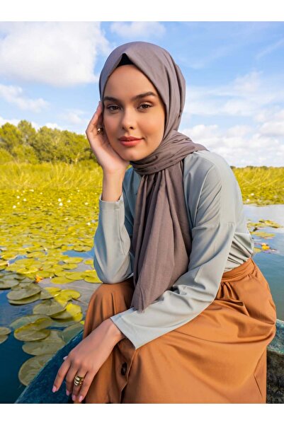 Tuva Şal Organic Shawl - Mink - Tuva