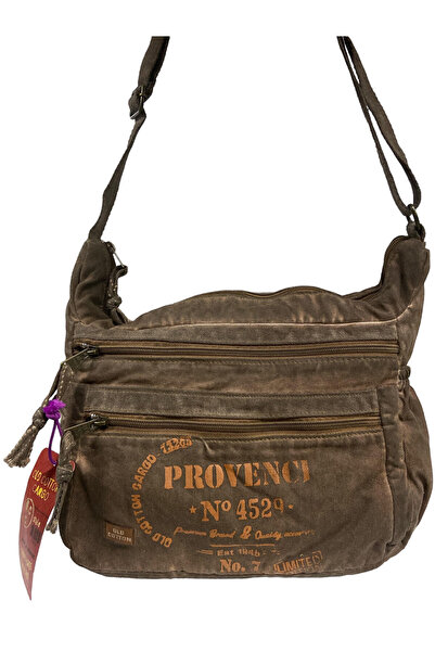 Old Cotton Quality Vintage Antique Casual Travel School Messenger Bag 28 cm X 26 cm