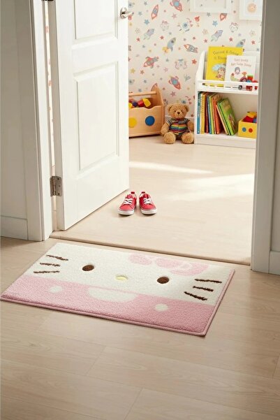 Miniso Sanrio Hello Kitty Lisanslı Küçük Halı - Pembe