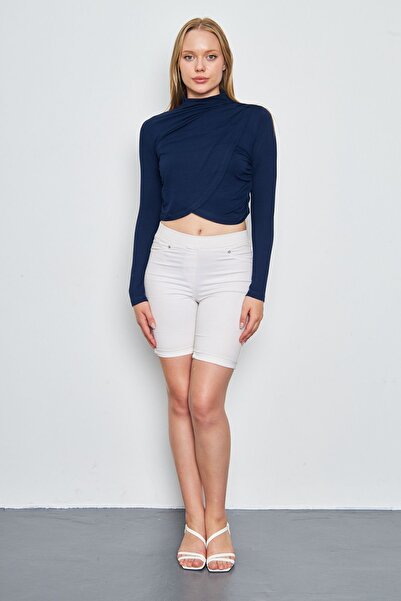 ESPİNA Women's Long Sleeve Flounce Blouse