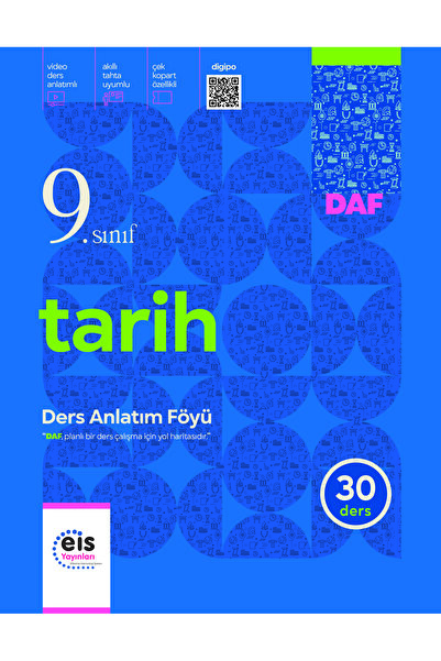 eis Yayınları Eis 9. Sınıf Tarih DAF Ders Anlatım Föyleri 2025 Güncel Müfredat