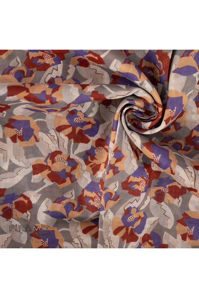 PİRAMİT Φουλάρι με φυσικό σχέδιο