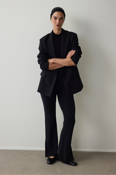 Penti Black Half Turtleneck Slim Fit Long Sleeve Knitwear