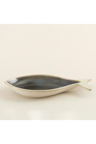 Chakra Seasıde Fish Servis Kasesi 33x17 Cm Marin Mavi