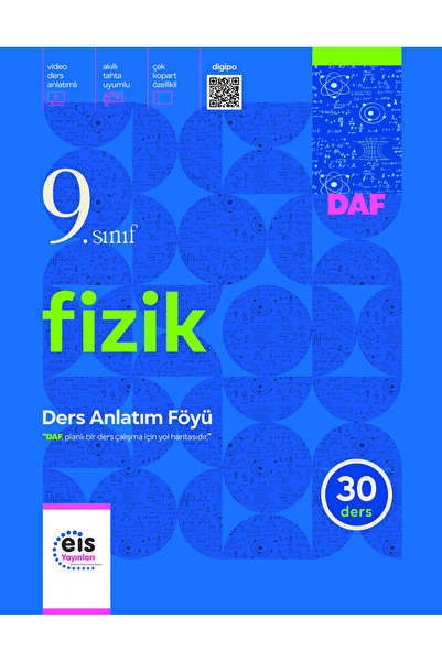 eis Yayınları Eis 9. Sınıf Fizik DAF Ders Anlatım Föyleri 2025 Güncel Müfredat